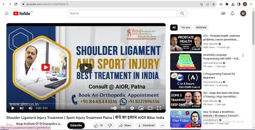 Sports injury clinic